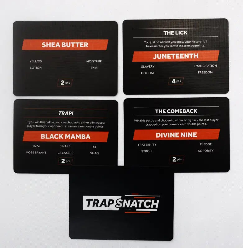 TRAP SNATCH® FOR THE CULTURE GUESSING GAME - Game