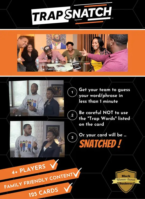 TRAP SNATCH® FOR THE CULTURE GUESSING GAME - Game